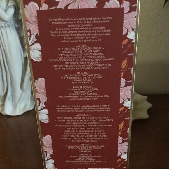 CG Botanicals Japanese cherry blossom high fragrance diffuser. New in box - Picture 7 of 8